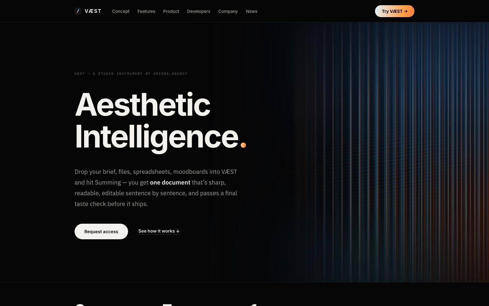 VÆST — screenshot